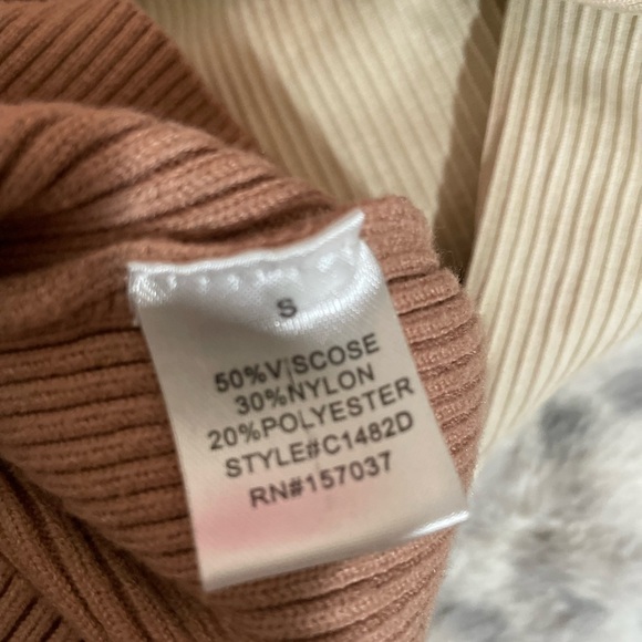 Camel Turtleneck Sweater - Picture 5 of 5